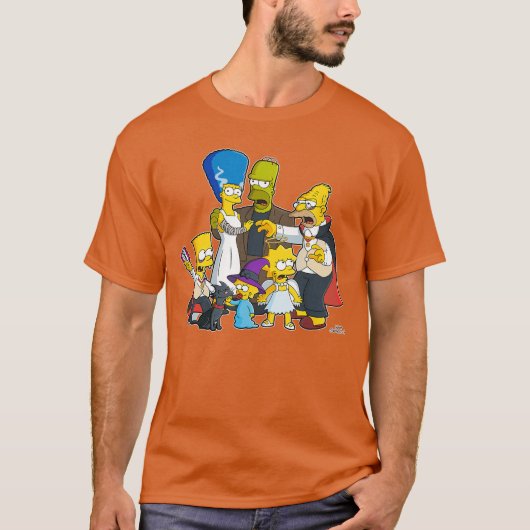 The Simpsons Familyreehouse of Horror Halloween fu T-Shirt (Vorderseite)