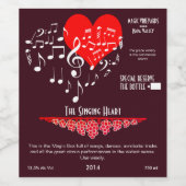 The Singherz Magic Wine Box lustig Weinetikett (Einzelnes Label)