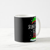 The Singing Elf Christmas Family Matching Xmas Sin Kaffeetasse (VorderseiteRechts)