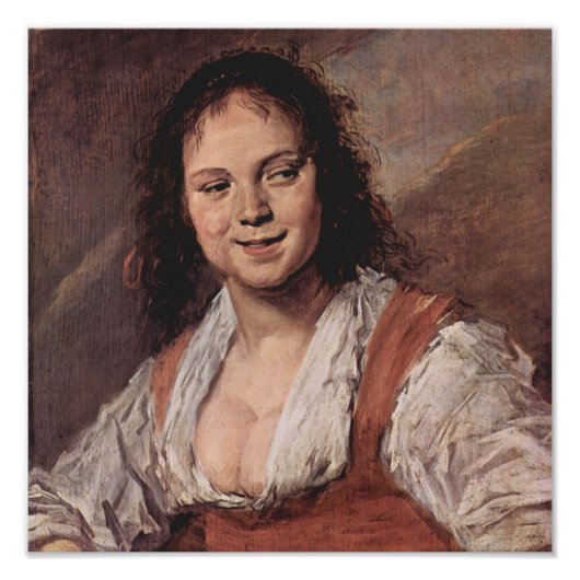 The Sinti und Roma Girl by Hals - Poster (Vorne)