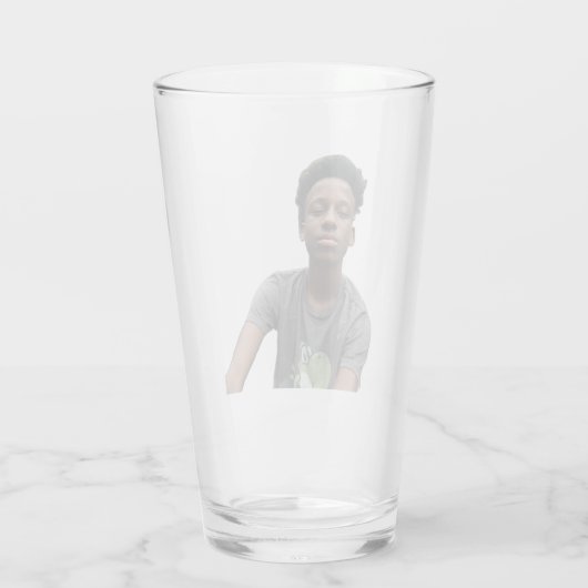 The "Sip Like Clay" Glass Glas (Rückseite)