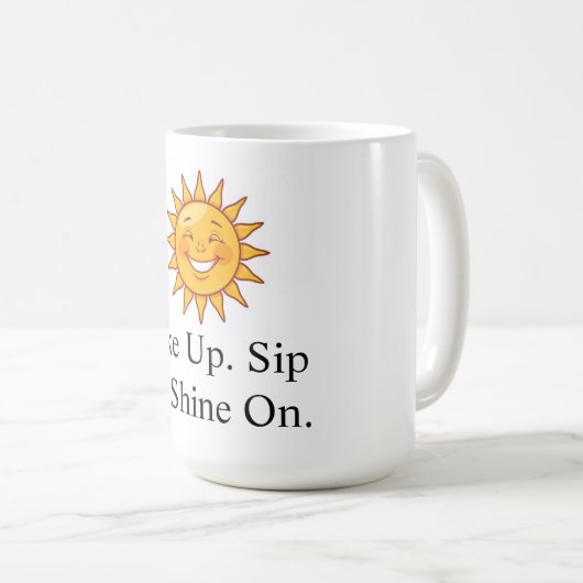 The Sip Up & Shine Mug Kaffeetasse (VorderseiteRechts)