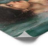 The Siren John William Waterhouse Art Poster (Ecke)