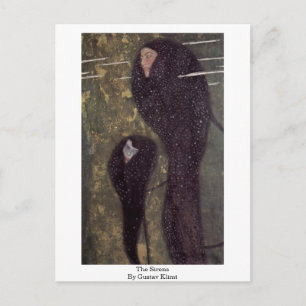 The Sirens By Gustav Klimt Postkarte