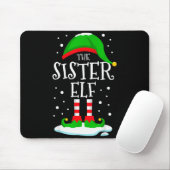 The Sister Elf Christmas Family Matching Xmas Grou Mousepad (Mit Mouse)