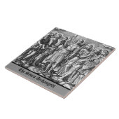 The Siven Archangels (M 034; Gravur) Fliese (Seite)