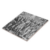 The Siven Archangels (M 034; Gravur) Fliese (Seite)