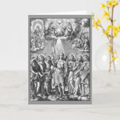 The Siven Archangels (M 034; Gravur) Karte (Gelbe Blume)