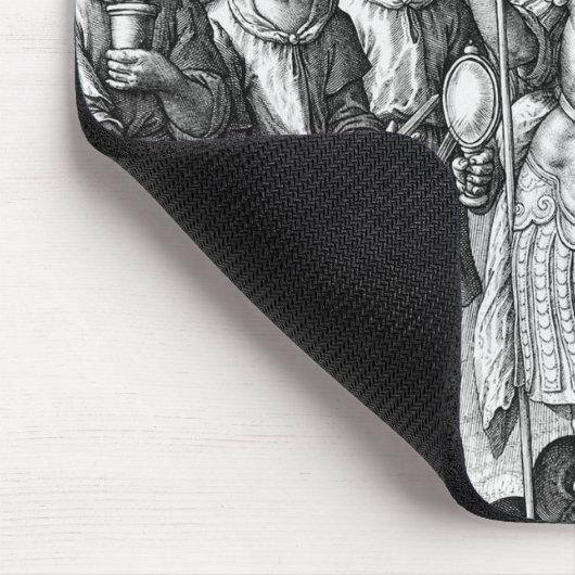 The Siven Archangels (M 034; Gravur) Mousepad (Ecke)