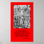 The Siven Archangels (M 034; Gravur) Poster (Vorne)