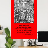 The Siven Archangels (M 034; Gravur) Poster (Heimbüro)