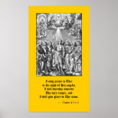 The Siven Archangels (M 034; Gravur) Poster (Vorne)