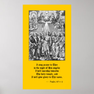 The Siven Archangels (M 034; Gravur) Poster