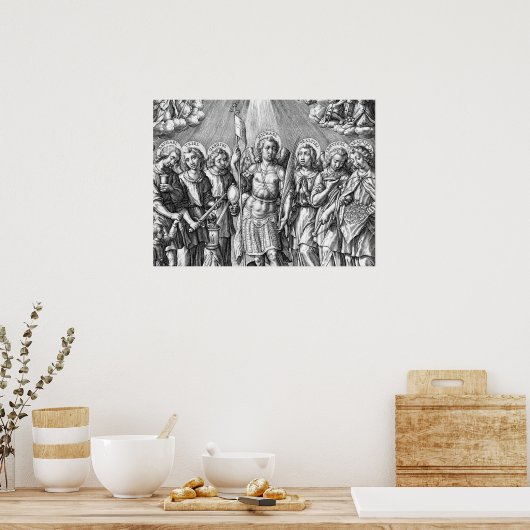 The Siven Archangels (M 034; Gravur) Poster (Küche)