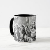The Siven Archangels (M 034; Gravur) Tasse (Vorderseite Links)