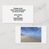 The Sixth Great Extinction Enclosure Card Begleitkarte (Vorne/Hinten)