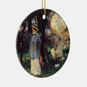 The Sketchers von John Singer Sargent Keramikornament (Rechts)
