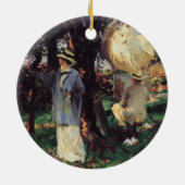The Sketchers von John Singer Sargent Keramikornament (Hinten)