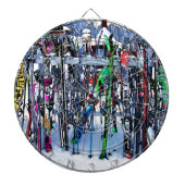 The Ski Party - Skis and Poles Dartscheibe (vorne)