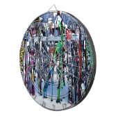 The Ski Party - Skis and Poles Dartscheibe (Vorderseite rechts)