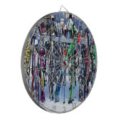 The Ski Party - Skis and Poles Dartscheibe (Vorderseite Links)