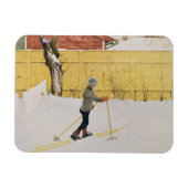 The Skier, c.1909 Magnet (Horizontal)