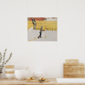 The Skier, c.1909 Poster (Küche)