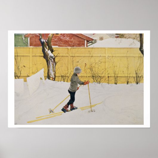 The Skier, c.1909 Poster (Vorne)