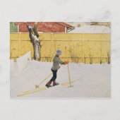 The Skier, c.1909 Postkarte (Vorderseite)