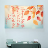 The Skies Proclaim His Glory Psalm 19:1 Banner (Messe)