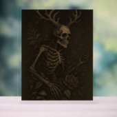 The Skull a Gothic Dark Academia Poster (Neutral)