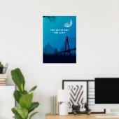 The sky is not the limit. Motivation Poster (Heimbüro)