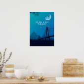 The sky is not the limit. Motivation Poster (Küche)