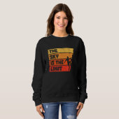 The Sky Is The Limit Rock Climbing Bouldering Clim Sweatshirt (Vorne ganz)