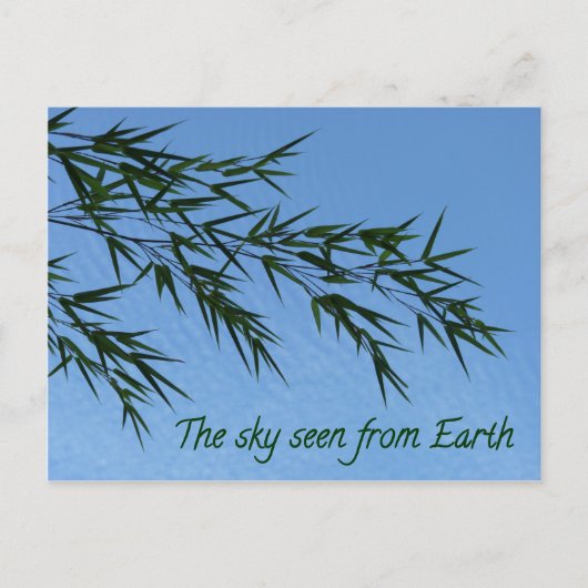 The Sky Seen from earth Postkarte (Vorderseite)