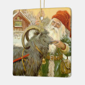 "The Sled Goat" von Jenny Nystrom Keramikornament (Links)