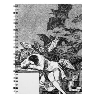 The Sleep Of Reason Produces Monsters, Goya Notizblock