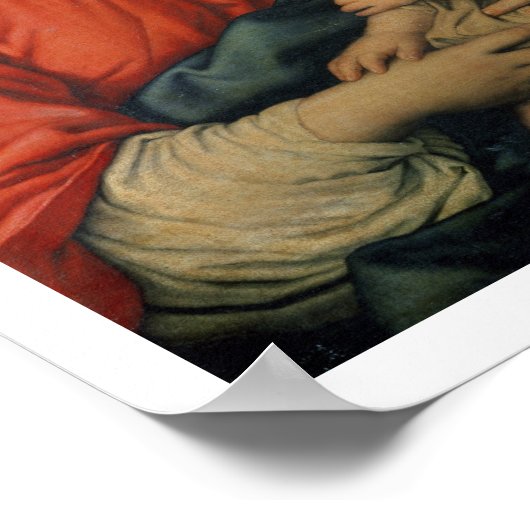 The Sleeping Christ Child Poster (Ecke)