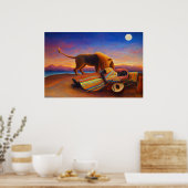 The Sleeping Gypsy by Henri Rousseau Poster (Küche)