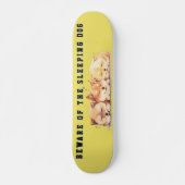 The Sleeping Shiba Street Custom Skateboard (Vorne)