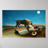 The Sleeping Sinti und Roma von Henri Rousseau (18 Poster (Vorne)