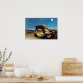 "The Sleeping Sinti und Roma" von Henri Rousseau Poster (Küche)