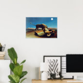 "The Sleeping Sinti und Roma" von Henri Rousseau Poster (Heimbüro)