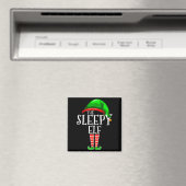 The Sleepy Elf Group Matching Family Christmas Gif Magnet (In Situ (Geschirrspüler))