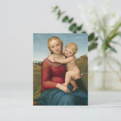 The Small Cowper Madonna by Raphael Postkarte (Stehend Vorderseite)