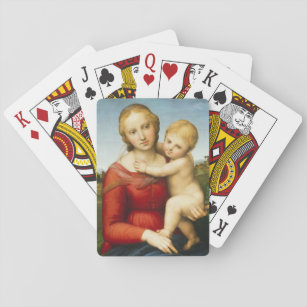 The Small Cowper Madonna, c.1505 (oil on panel) Spielkarten