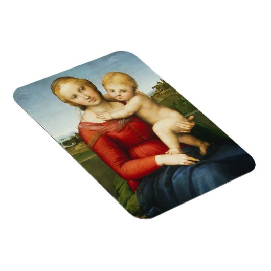 The Small Cowper Madonna, c.1505 (Öl/Öl) Magnet (Rechte Seite)