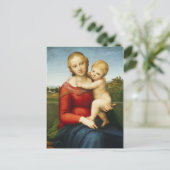 The Small Cowper Madonna, c.1505 (Öl/Öl) Postkarte (Stehend Vorderseite)
