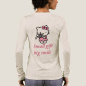 The "Small gift, big smile" Tri-Blend Shirt (Rückseite)