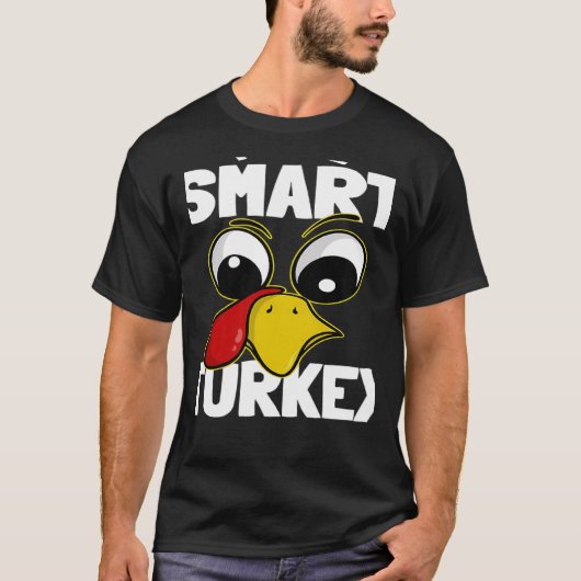 The Smart Turkey Family Group Matching Thanksgivin T-Shirt (Vorderseite)
